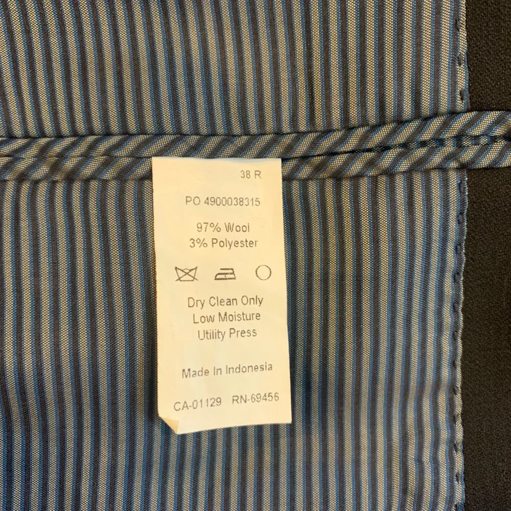 Clavin Klein Sport Coat - Black - Picture 4 of 4